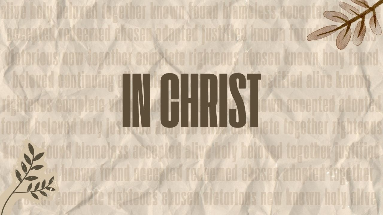 Continuing in Christ Col 2 v 6
