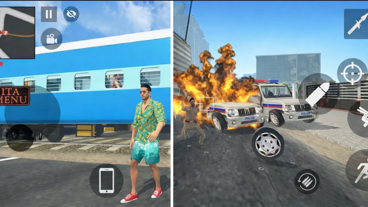 Indian game Franklin ke sath GTF 5 Gaming video indian black Mahindra thar filaklin gaming video 