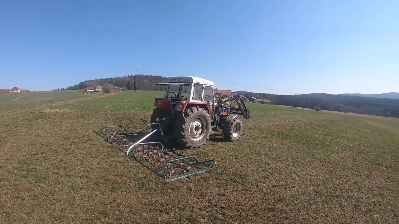 Es geht los! // Wieseneggen 2020 mit Steyr 964 Turbo // (Teil 1)