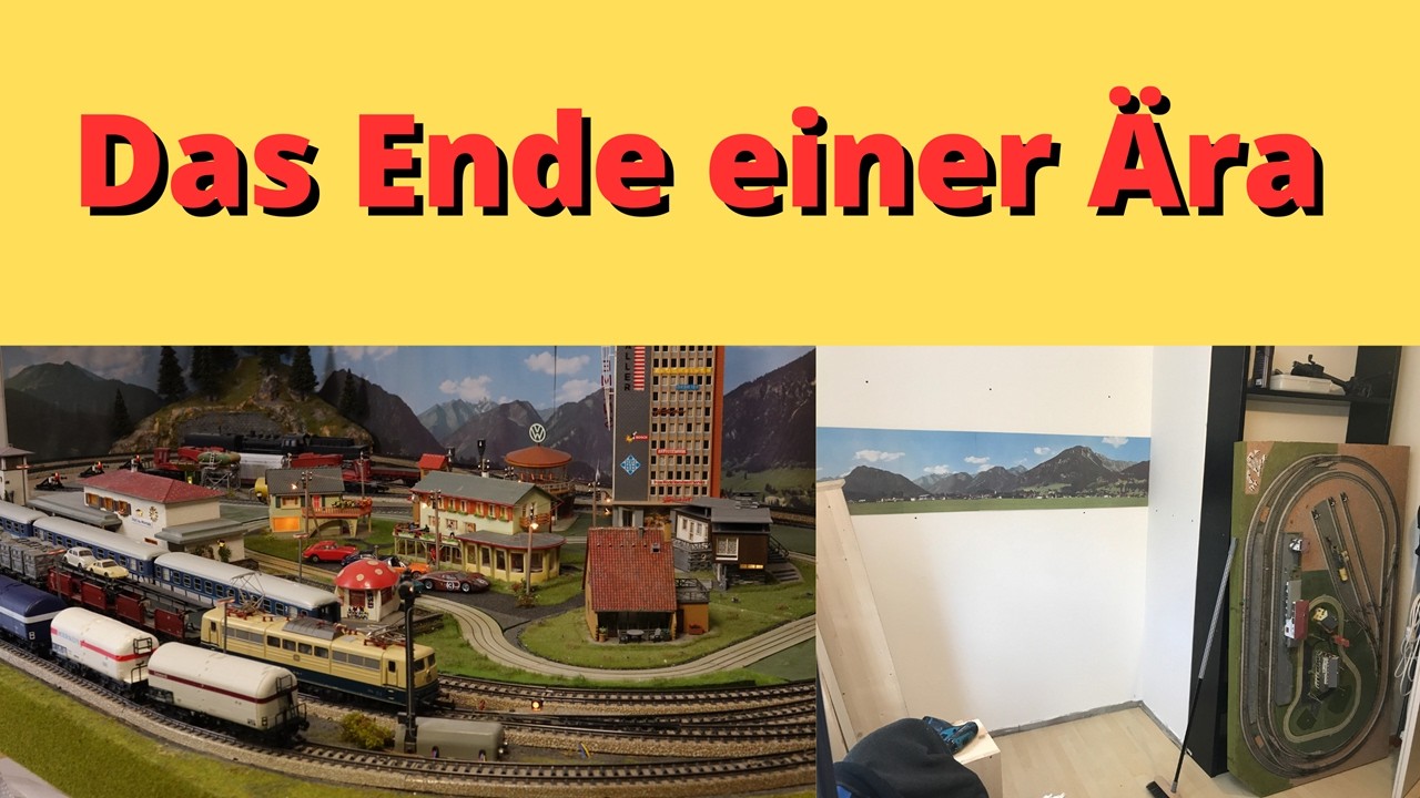 Fazit zur kleinen Märklin Bahn, abgebaut, umgezogen und das Chaos bleibt uns erhalten