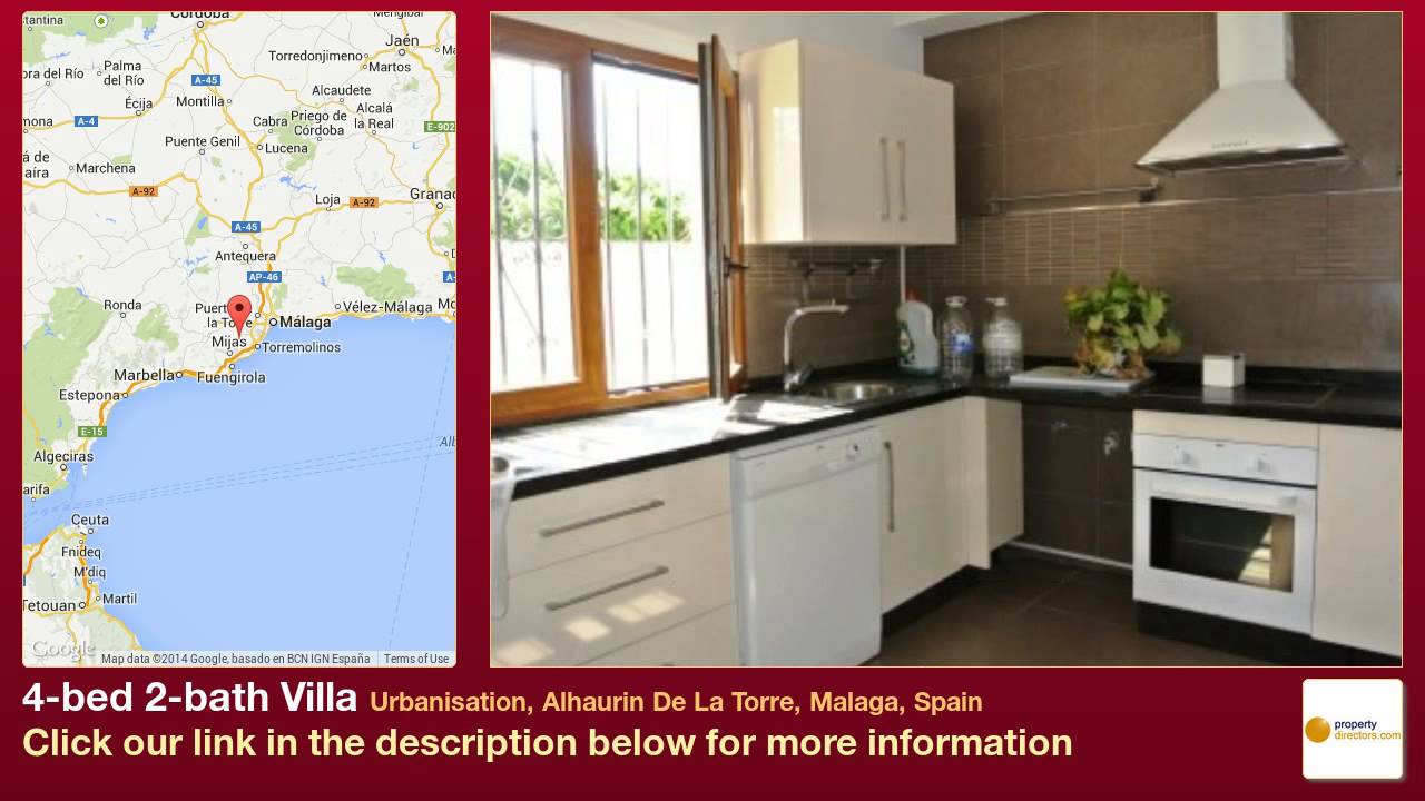 4-bed 2-bath Villa to Rent in Urbanisation, Alhaurin De La Torre, Malaga, Spain
