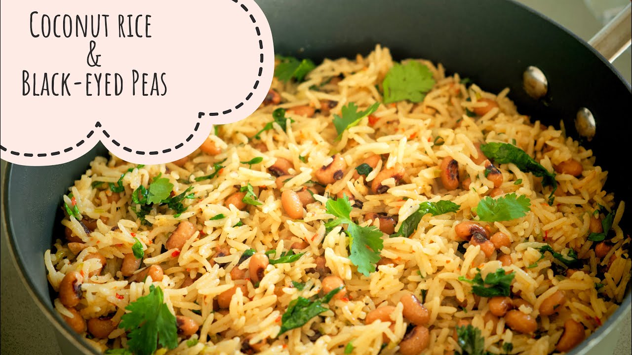 Delicious Coconut Rice & Black-eyed Peas Recipe
