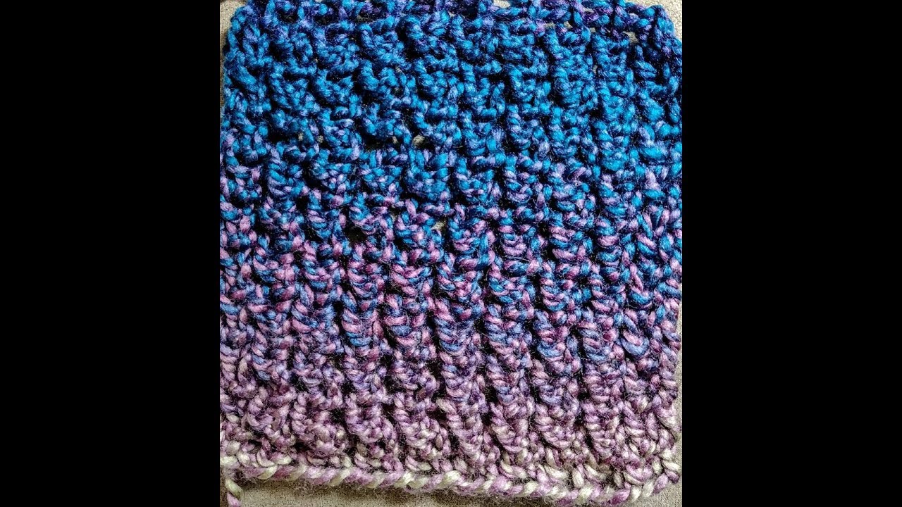 Ripple Road Stitch for Scarves, Cowls, Shawls Loom Knit