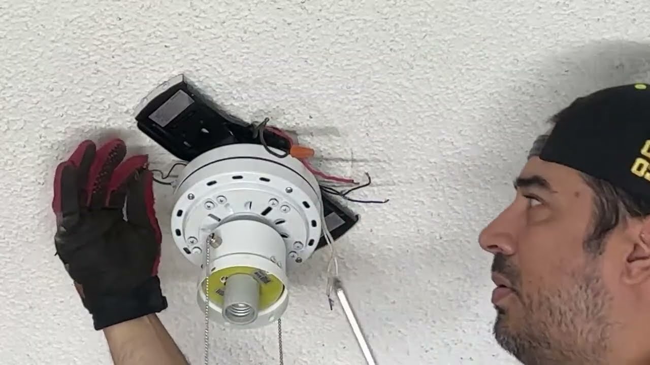 Como installar abanico de techo harbor breeze  #0807426