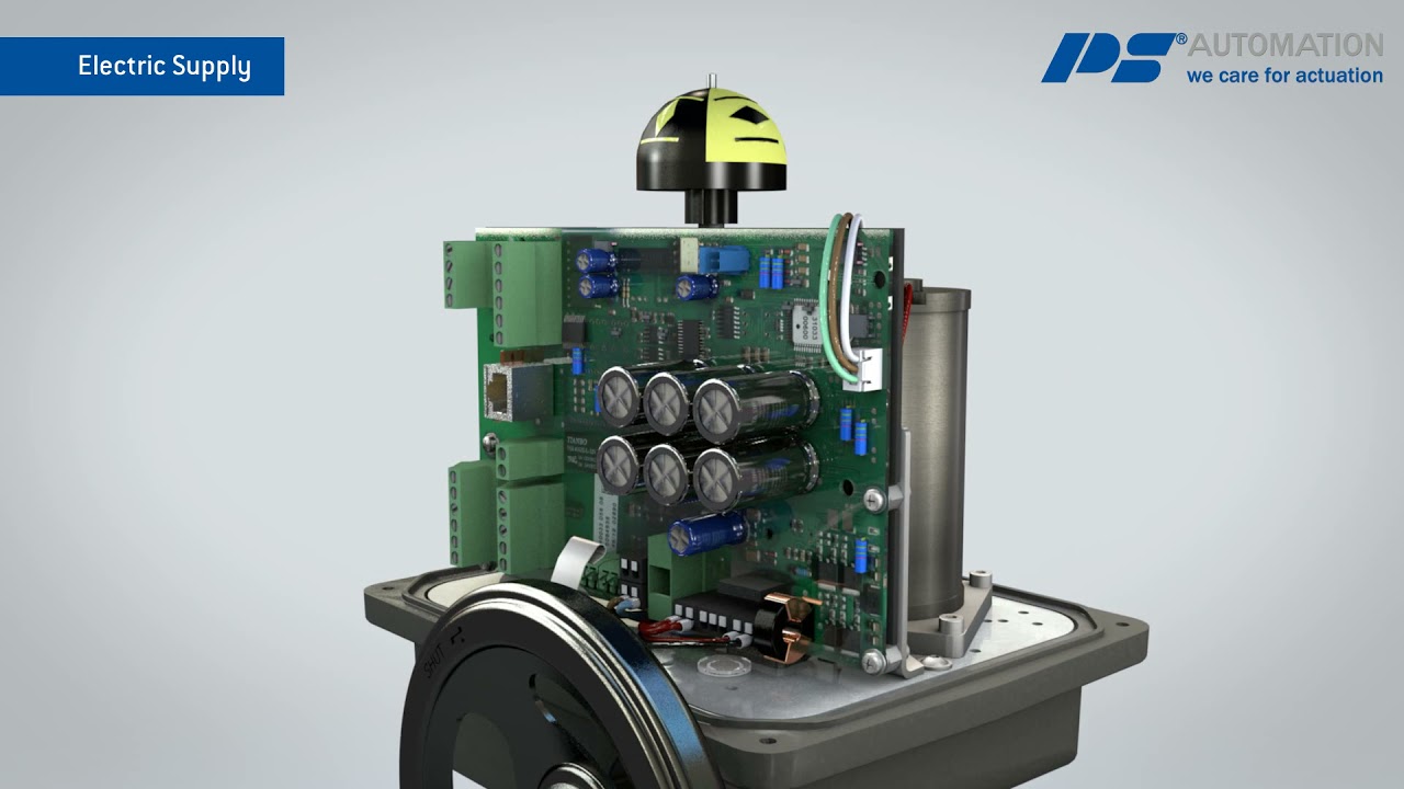 Smart Quarter-Turn Actuator PS-AMS PSQ: Valve Assembly, Commissioning, Installation of Accessories