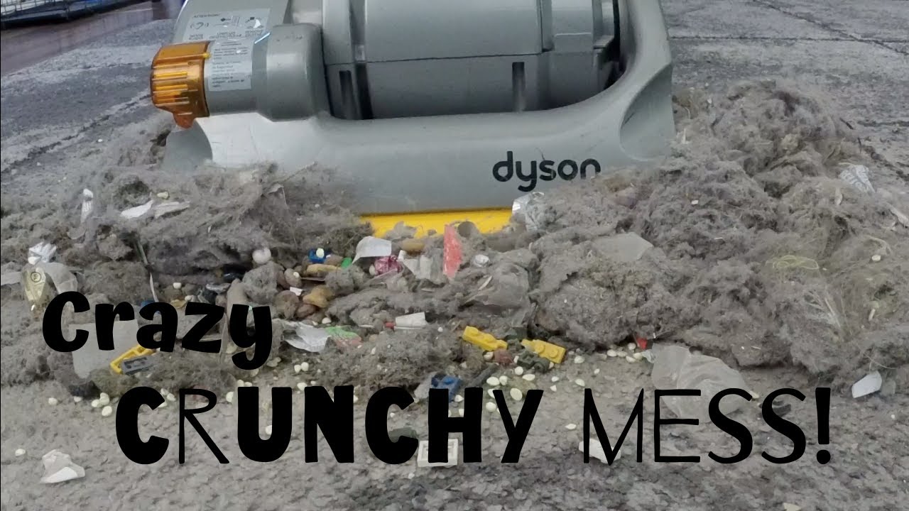 Crazy **CRUNCHY** Mess Test--Various Vacuums