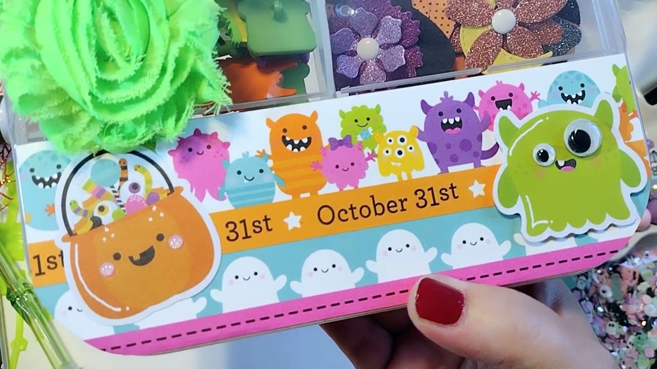 Halloween Embellishment Box Swap Reveal #11 from @zammey19