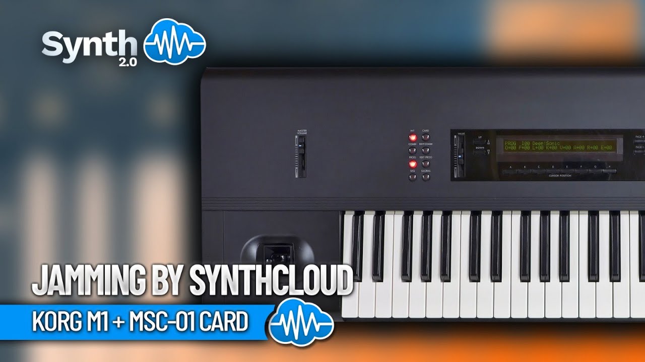 KORG M1 + MSC-01 CARD | Jamming by Synthcloud