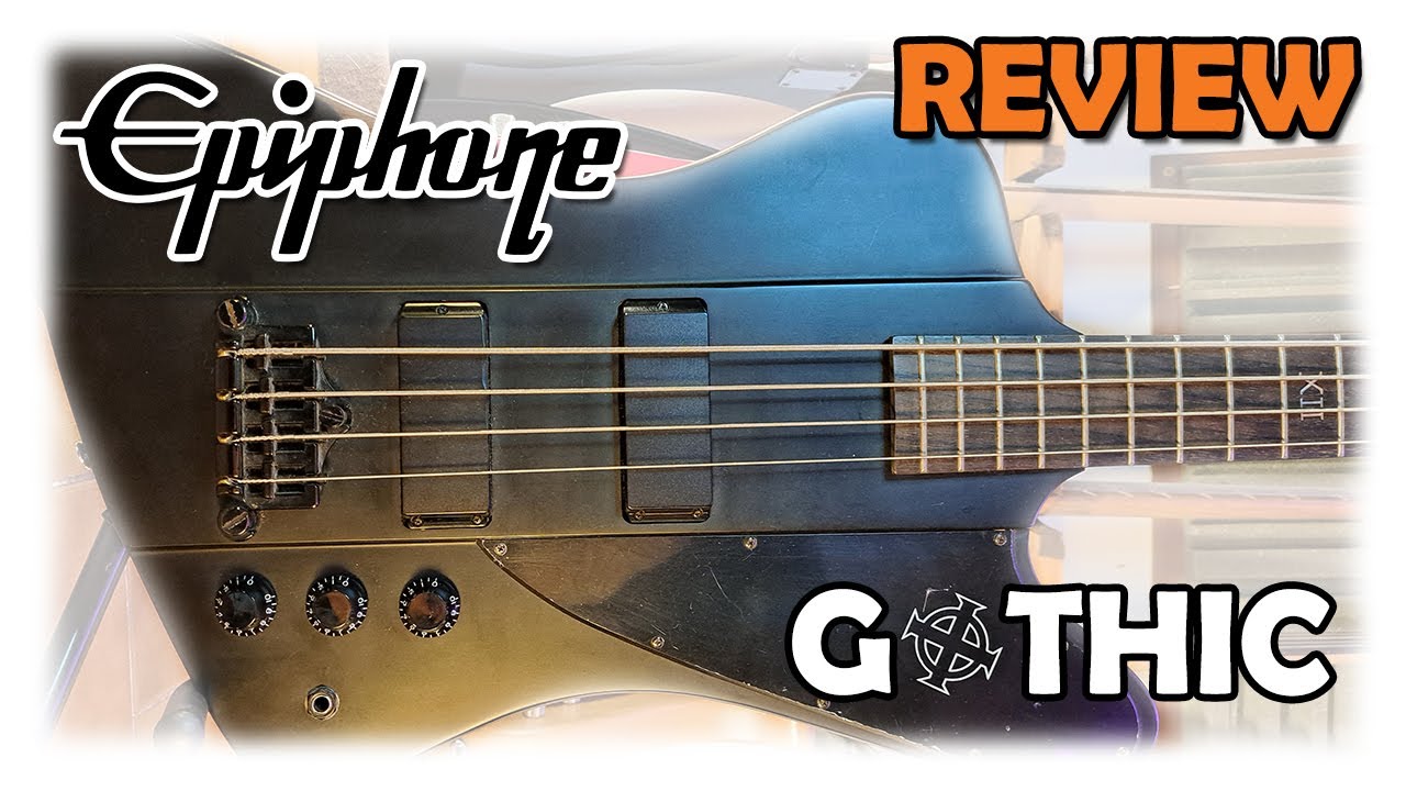 Con ROCK en sus cuerdas. EPIPHONE - Thunderbid Gothic - AK Reviews