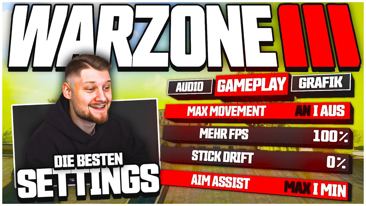 Die BESTEN WARZONE EINSTELLUNGEN für PERFEKTES AIM, MOVEMENT & MAX FPS 🛠 (PC + KONSOLEN Settings)