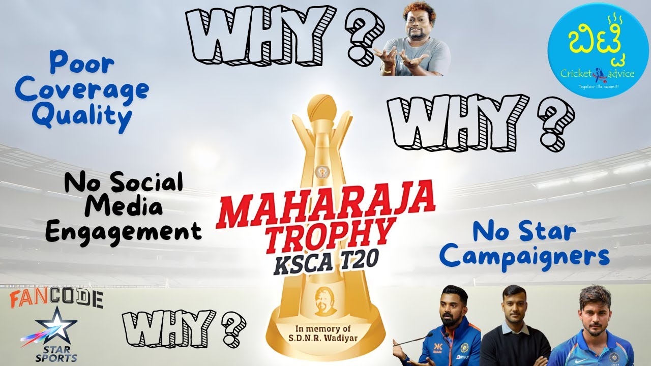 Bitti Cricket Advice | KSCA, Why You Don't Market Maharaja T20 Bro? | #ksca  #maharajat20