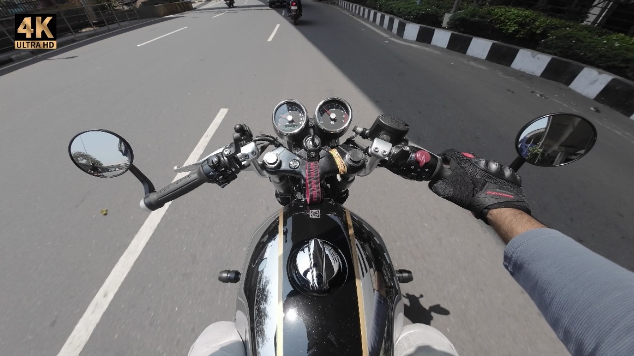 GT650 POV | City Traffic Ride to Airport | PoweRage Exhaust