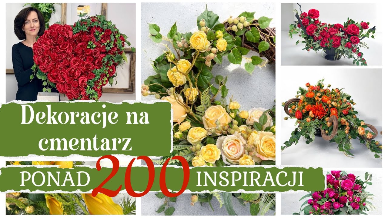 DEKORACJE INSPIRACJE NA CMENTARZ 2025 / GRAVE DECORATIONS INSPIRATIONS