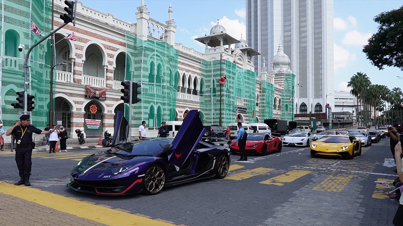 Road March 2022 (PDRM 215th Police Day). Lamborghini & Harley Davidson team up @ Dataran Merdeka