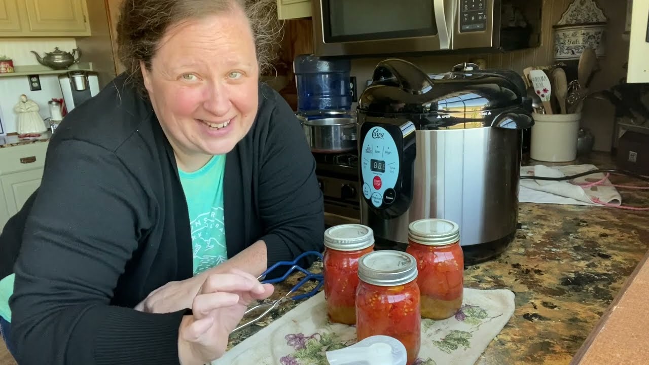 CANNING TOMATOES IN THE NESCO (CAREY) CANNER STEP BY STEP
