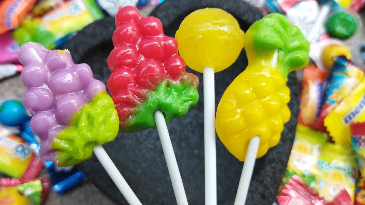 Tumbuk Permen Lolipop Jadul Pakai Cobek I LOVE YOU 🥰🥰🥰🥰😍