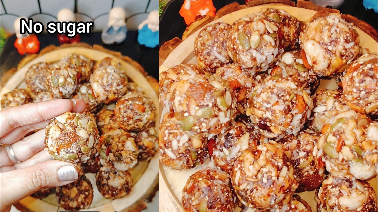 Without Sugar Dry Fruit Ladoo 😍 | Healthy Winter Sweet Recipe 