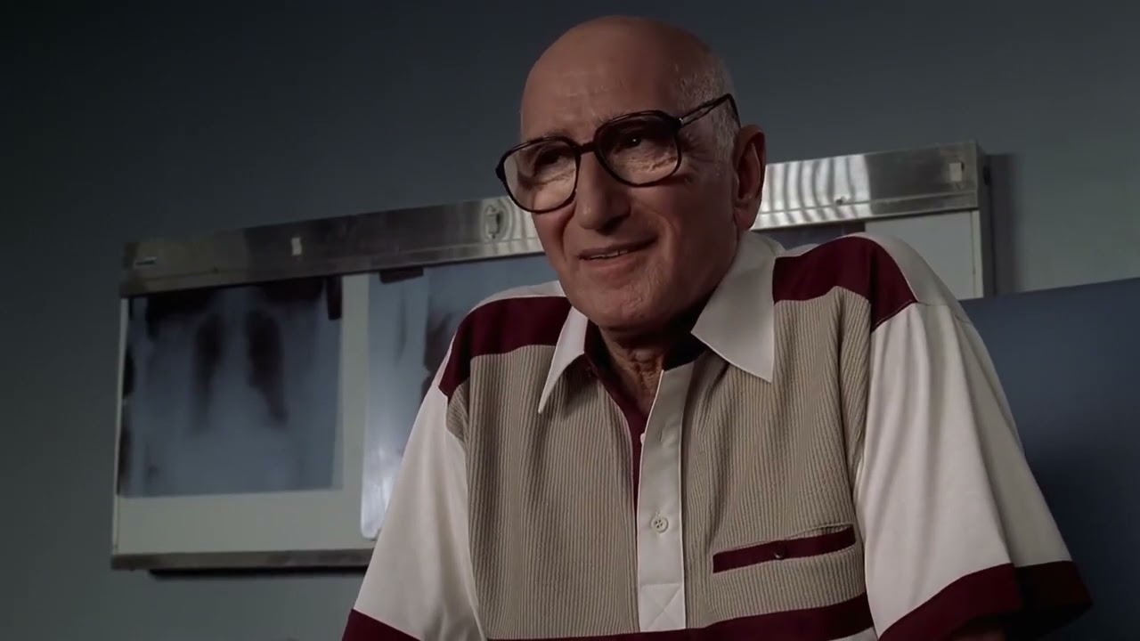 The Sopranos Tony talks with Junior about the Executive Card game scene