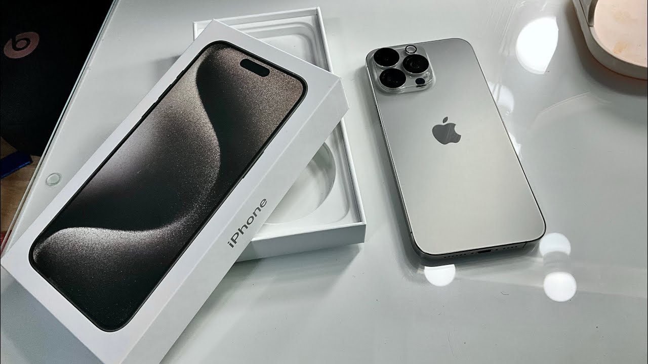 iPhone 15 Pro Max Unboxing  (Natural Titanium) + Protective Accessories + Casetify Cases