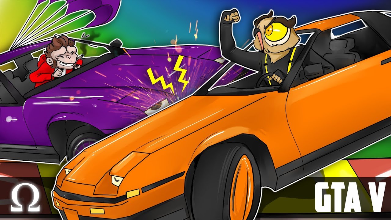 CAR DARTS MAKE THEM GO CRAZY! | GTA V Funny Moments Ft. Lui, Vanoss, Brian