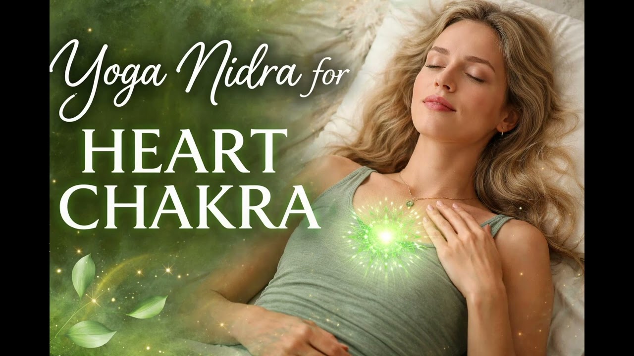 Heart Chakra (Anahata) healing meditation / Yoga Nidra / guided relaxation
