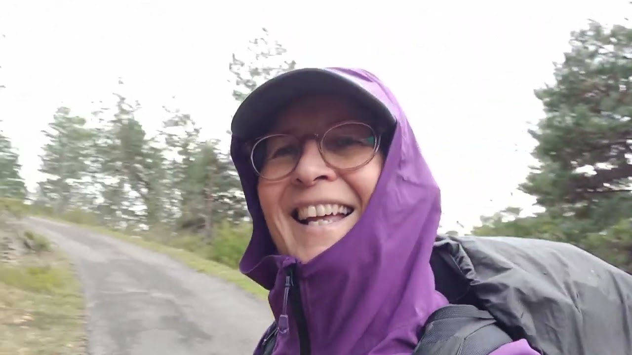 Tour du Causse Mejean,  jour 6: retour au Rozier avec la tempête Benjamin! 