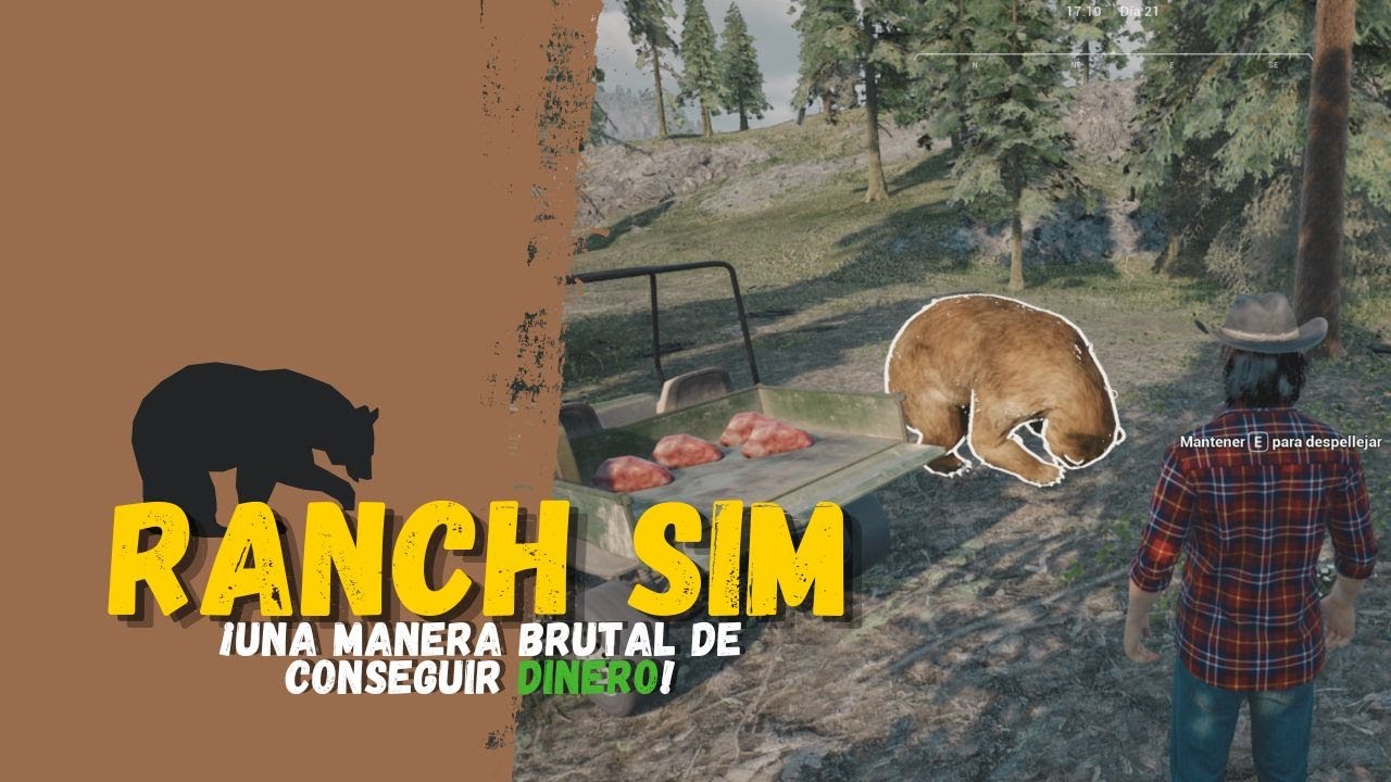 Ranch sim #6 Leche y Cacería ¡Dinero fácil! Gameplay en Español