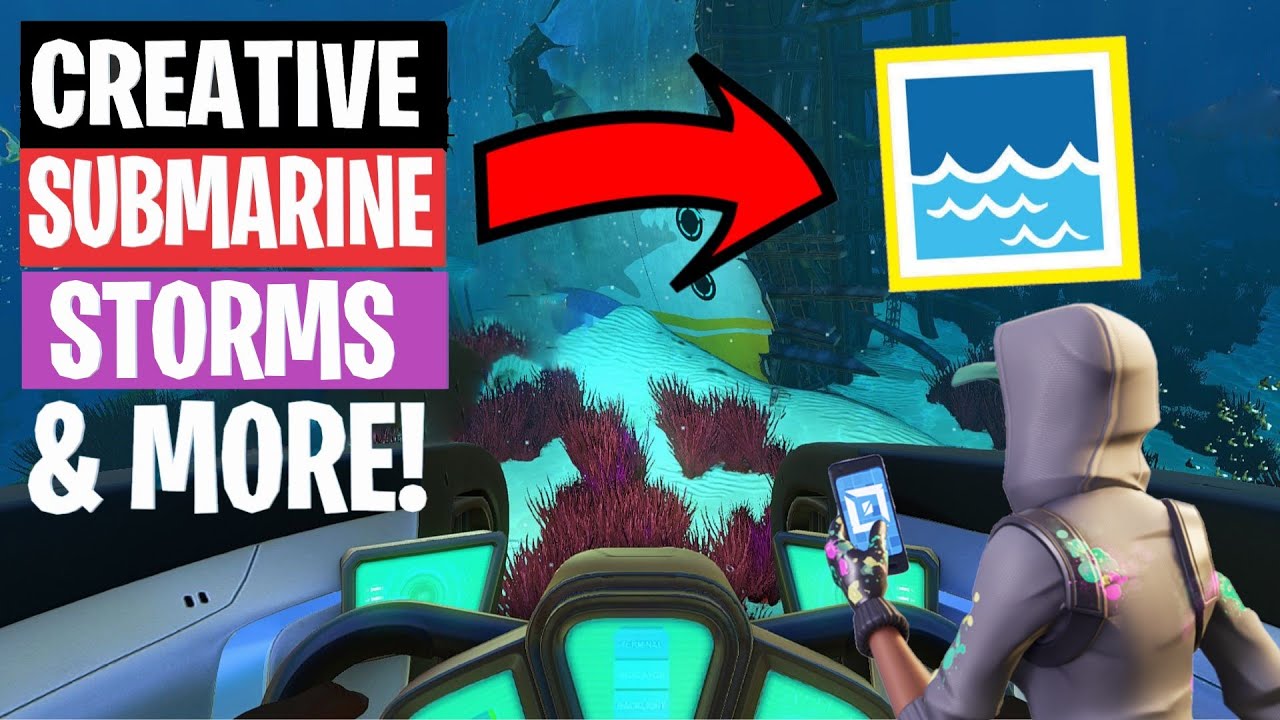 3 AMAZING WATER DEVICE TRICKS In Fortnite Creative! (STORMS, SUBMARINES, & MORE)