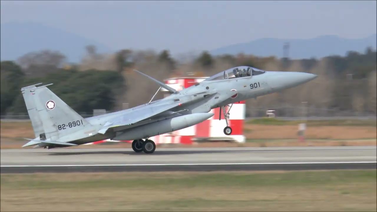 JASDF F 15DJ Eagles from Hyakuri in Japan, October 2015