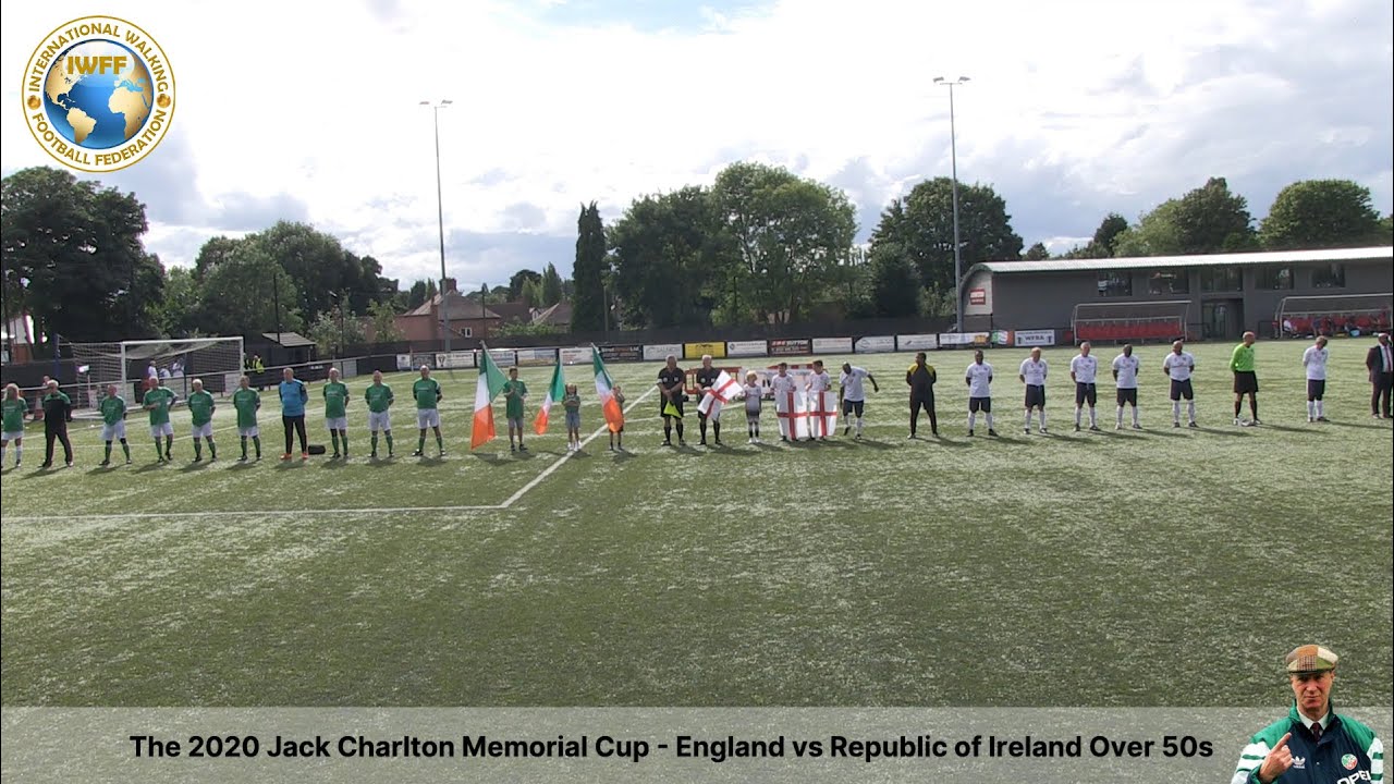 Jack Charlton Memorial Cup 2020 Over 50s International Walking Football Match