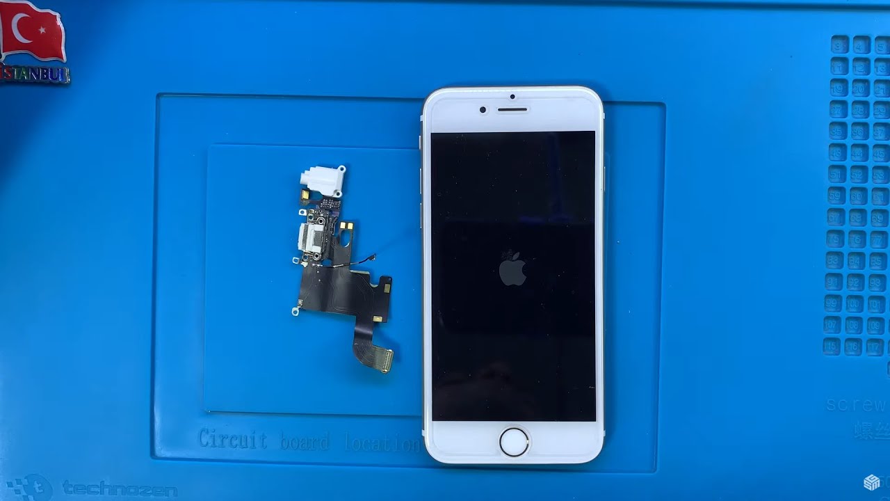 Замена зарядного гнезда для iPhone 6
