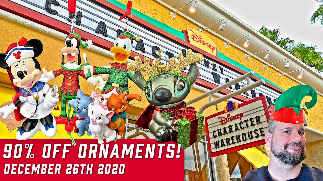 Dad found 90% OFF Christmas Ornaments at the Vineland Disney Character Warehouse - 12|26 UPDATE