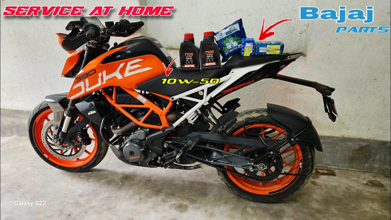 KTM Duke 390 bs4 Service At Home.
