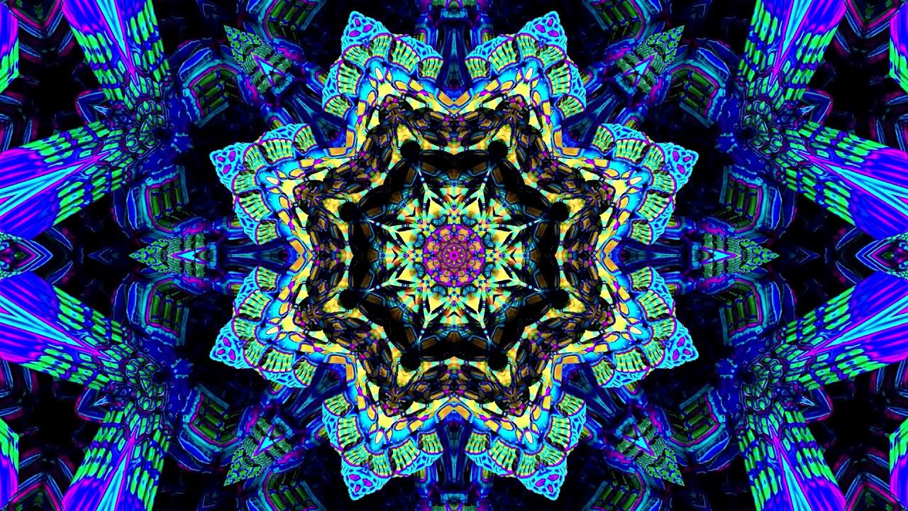 10 Hours Fractal Therapy | 528 Hz Frequency Music - Trippy Fractal Artwork for Deeper Understanding