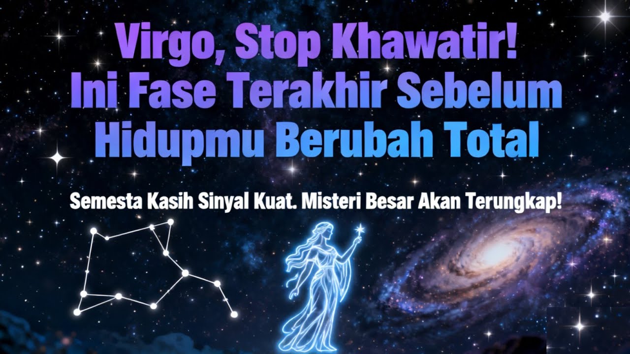 Virgo♍ Semesta Menaikkan Derajatmu, Finansialmu Meningkat Drastis - Hari Ini Januari 2026