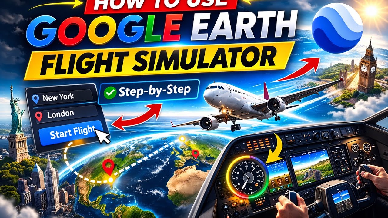 Как использовать Google Earth Flight Simulator: руководство