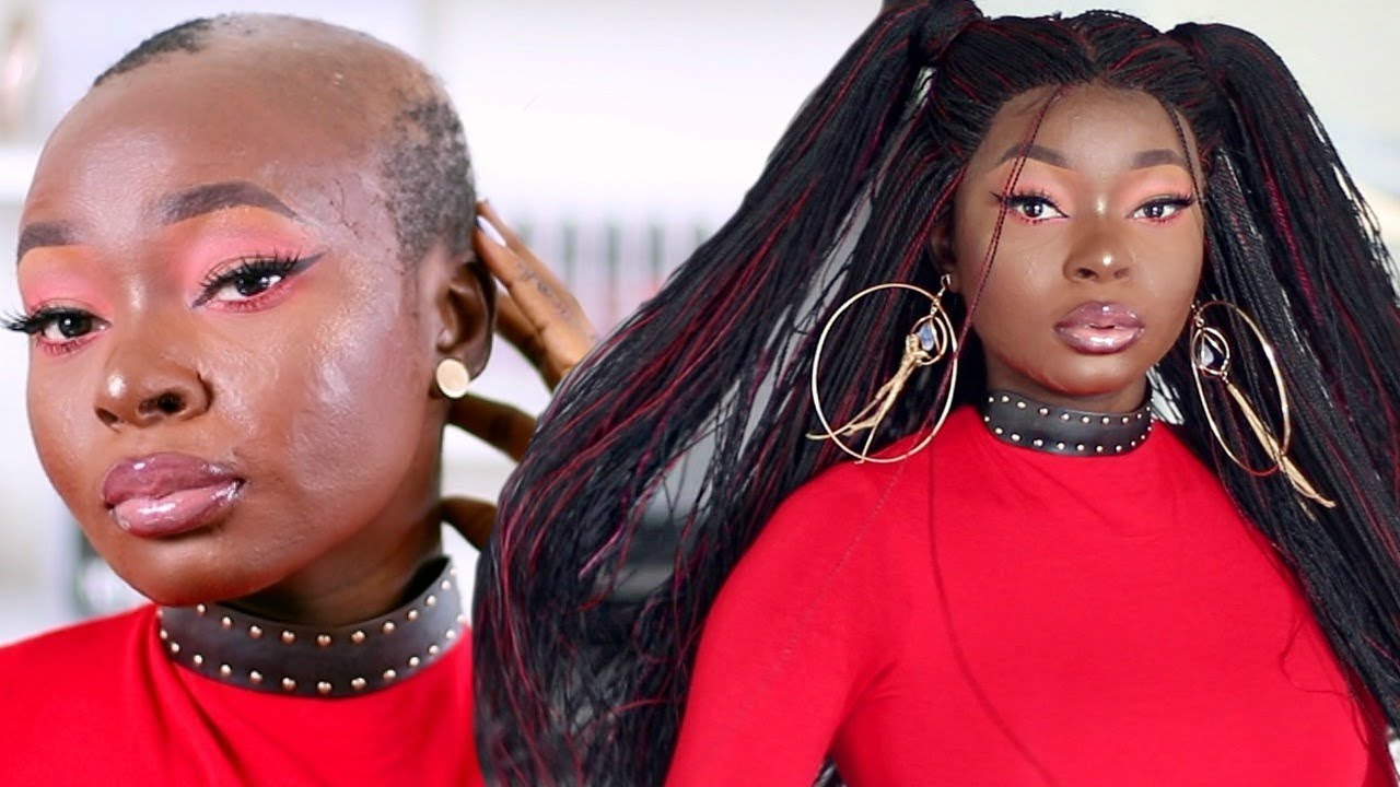BRAIDED WIG TRANSFORMATION IN LESS THAN 10MINS |Shalom Blac