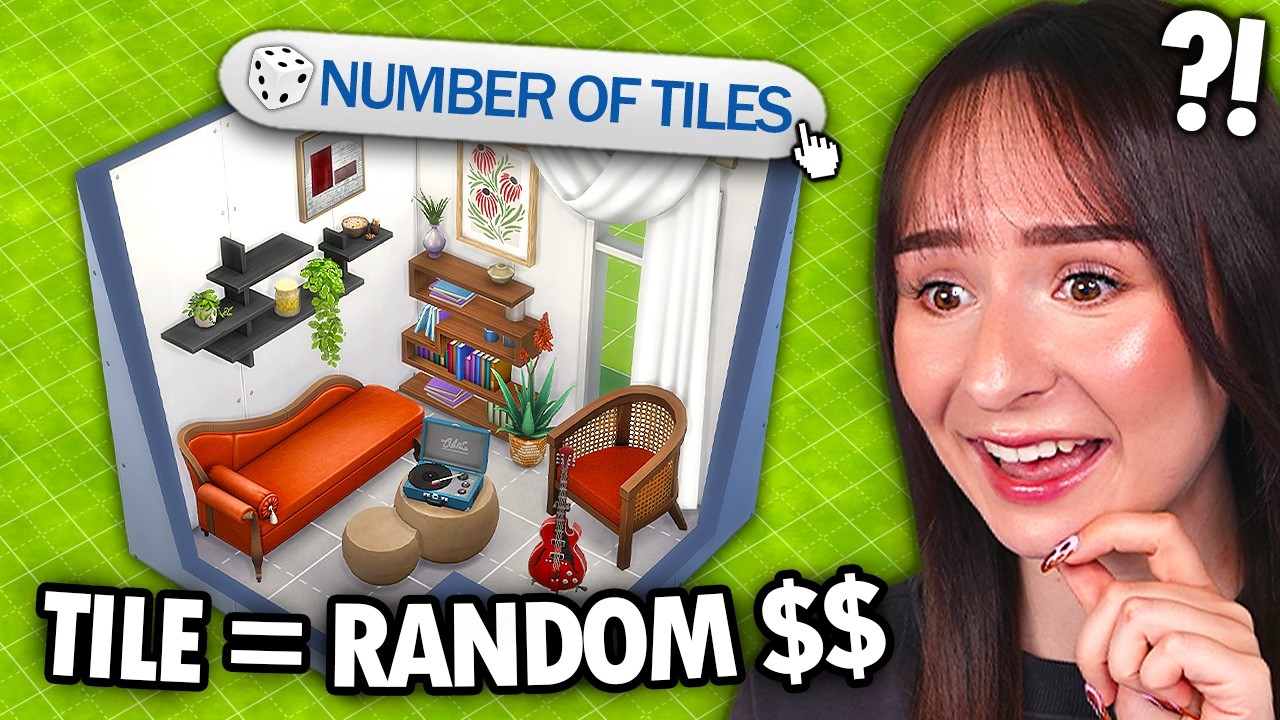 Every TILE is a RANDOM BUDGET build challenge in The Sims 4