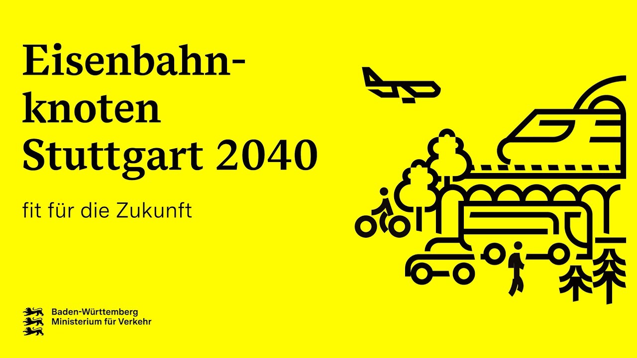 Was ist der Eisenbahnknoten Stuttgart 2040?