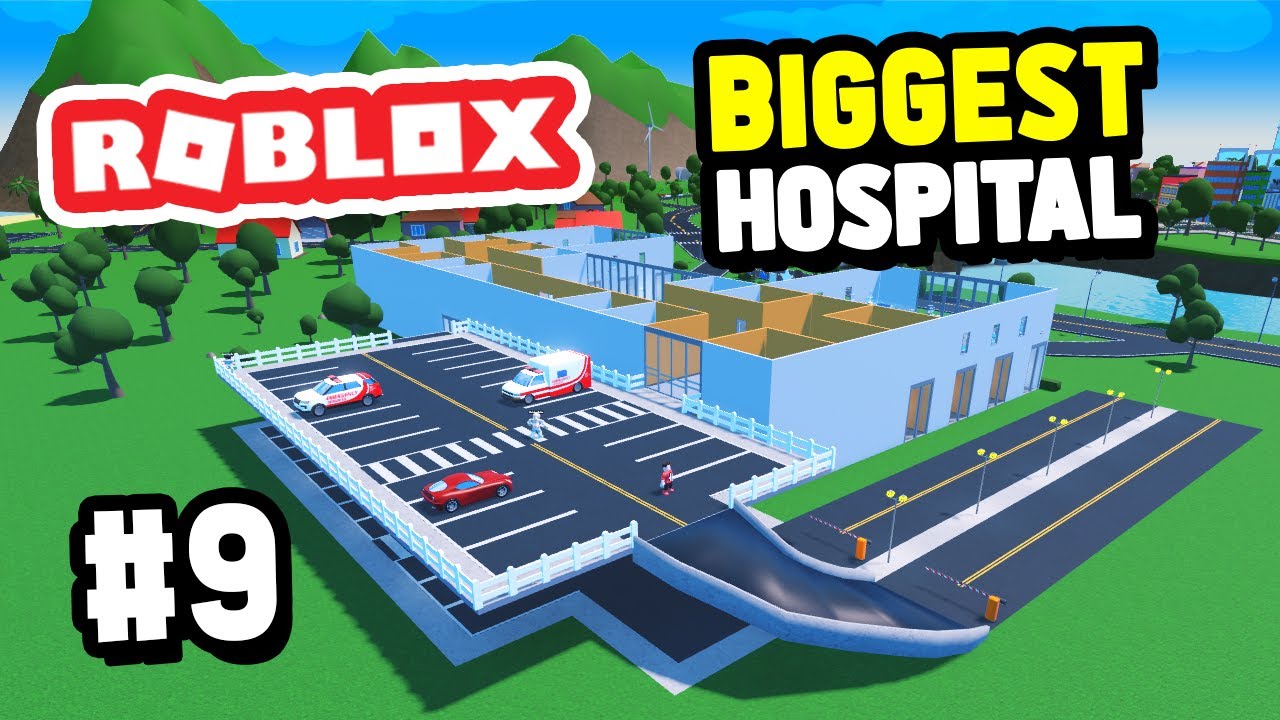 Building a MULTI STORY CAR PARK in Roblox Your Hospital - #9