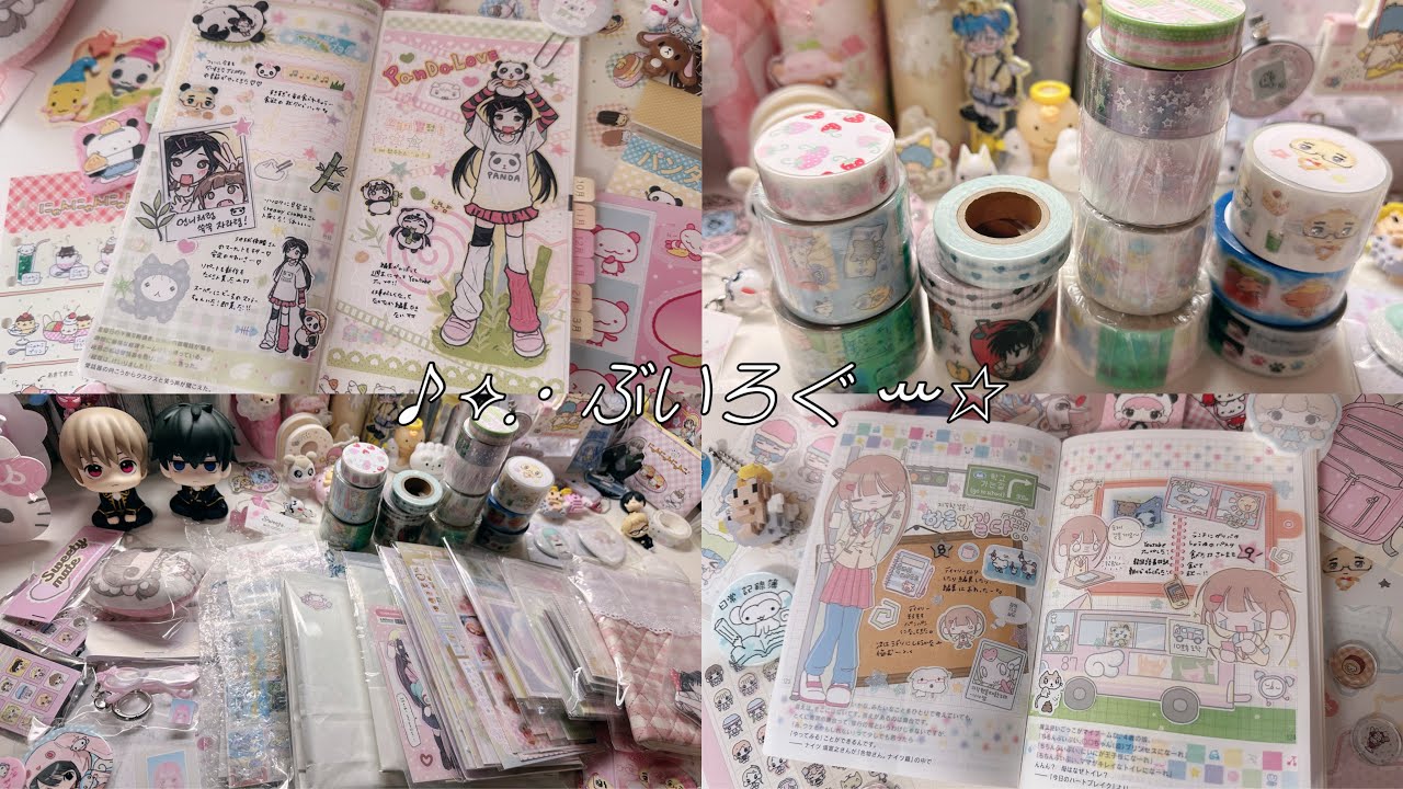 韓国シール購入品・シール収納・手帳デコ୨୧ 통판하울 / 스티커하울 / 스티커정리 / 다꾸