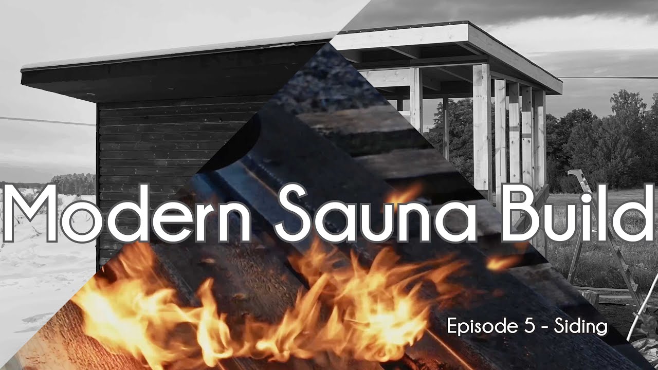 Building A Sauna - Episode 5: Siding (Yakisugi Style)
