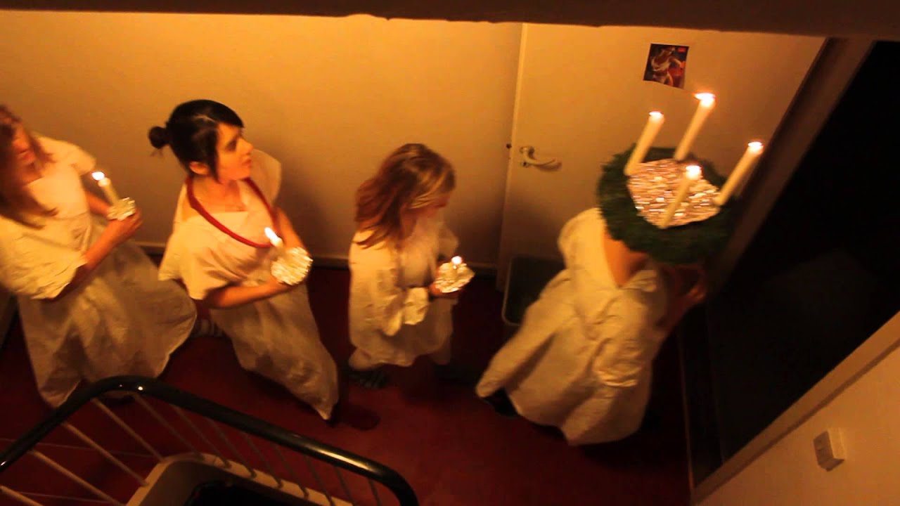 Korinth Efterskole Luciaoptog 2013