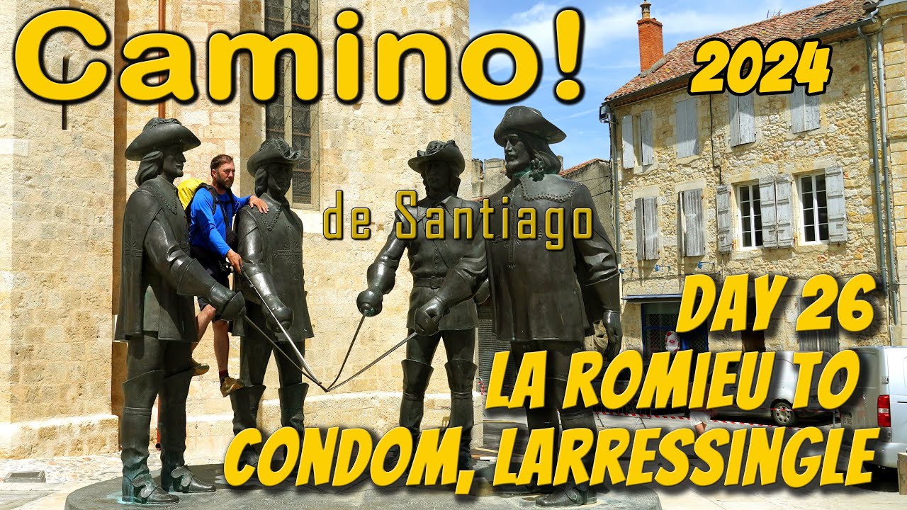 Camino de Santiago! Day 26: La Romieu to Condom, Larressingle