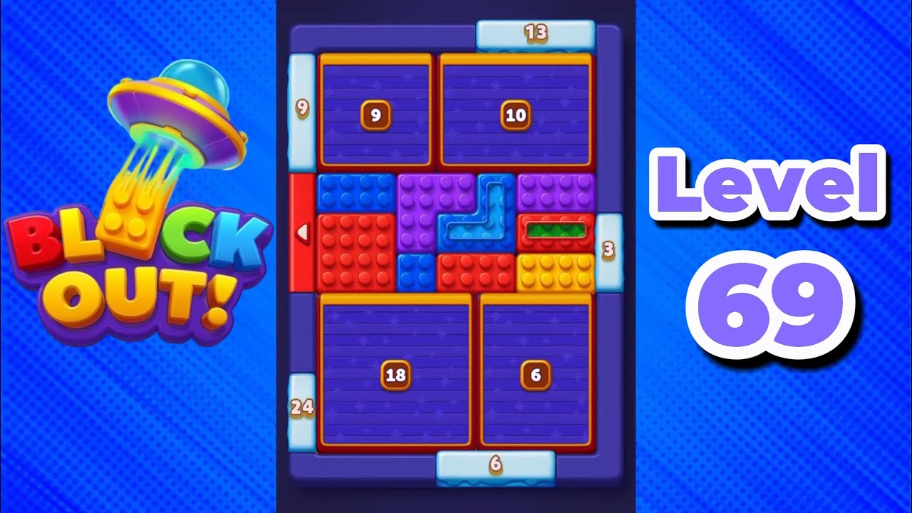 Block Out! Super Hard Level 69 Solution Walkthrough 