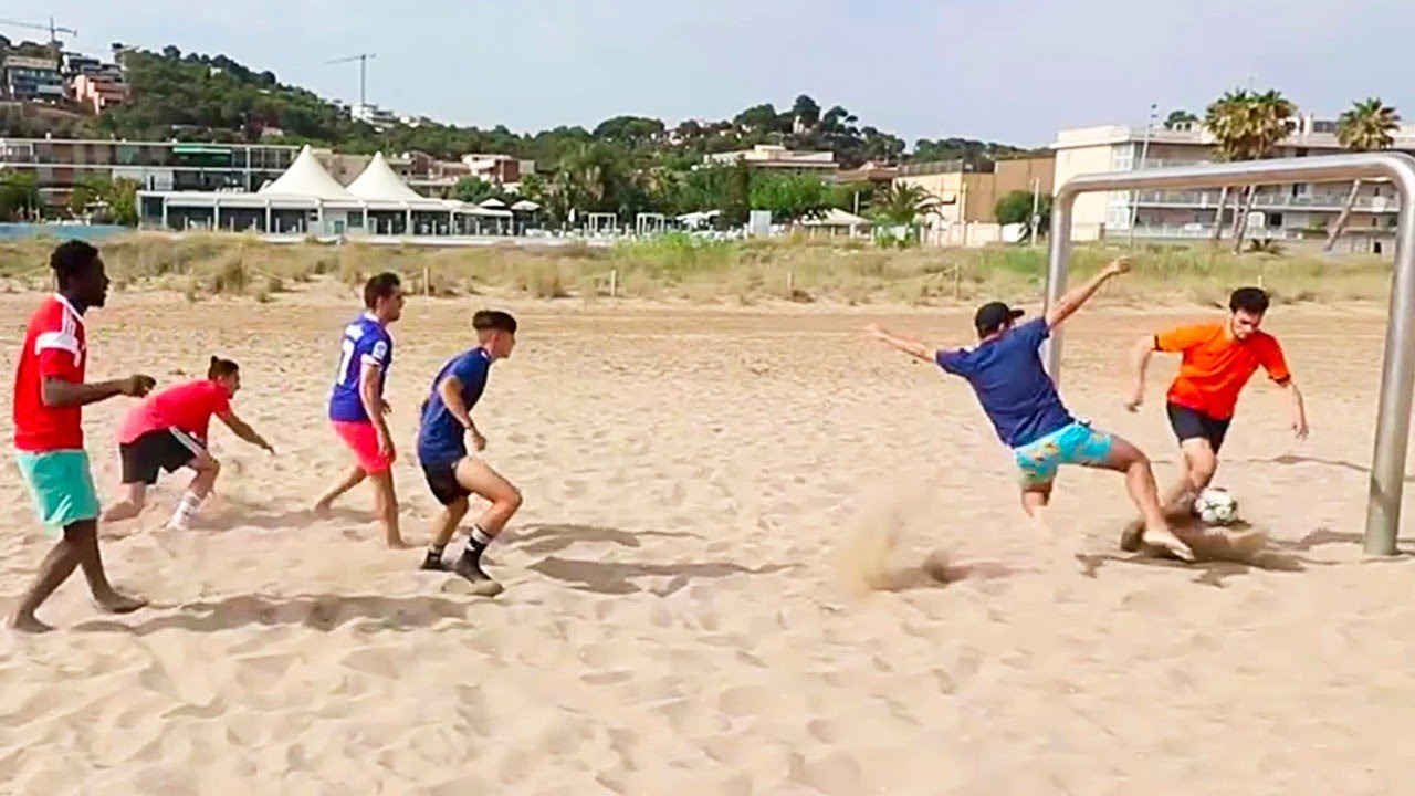 PARTIDO FÚTBOL PLAYA 3vs3 con La Élite