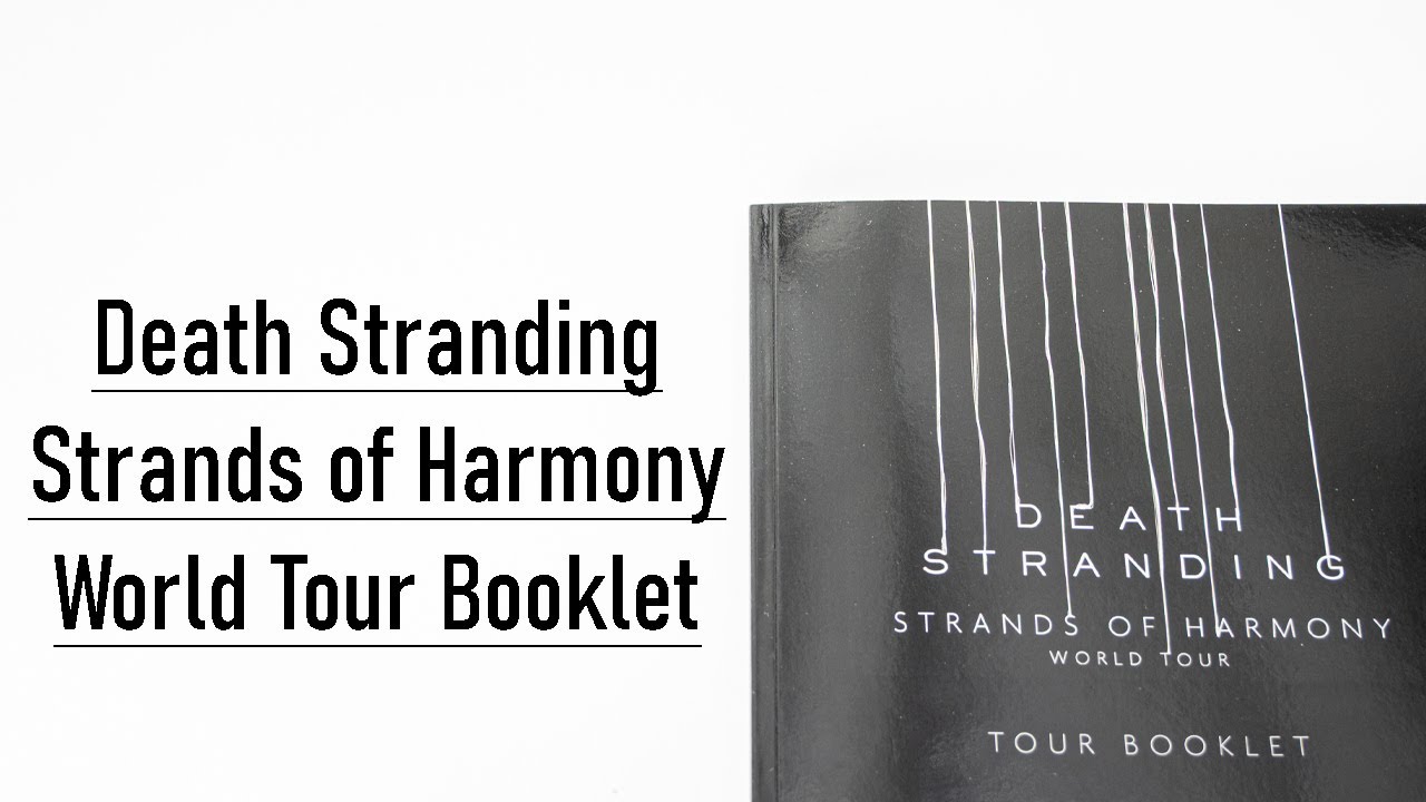 Death Stranding Strands of Harmony World Tour Booklet Flip Through