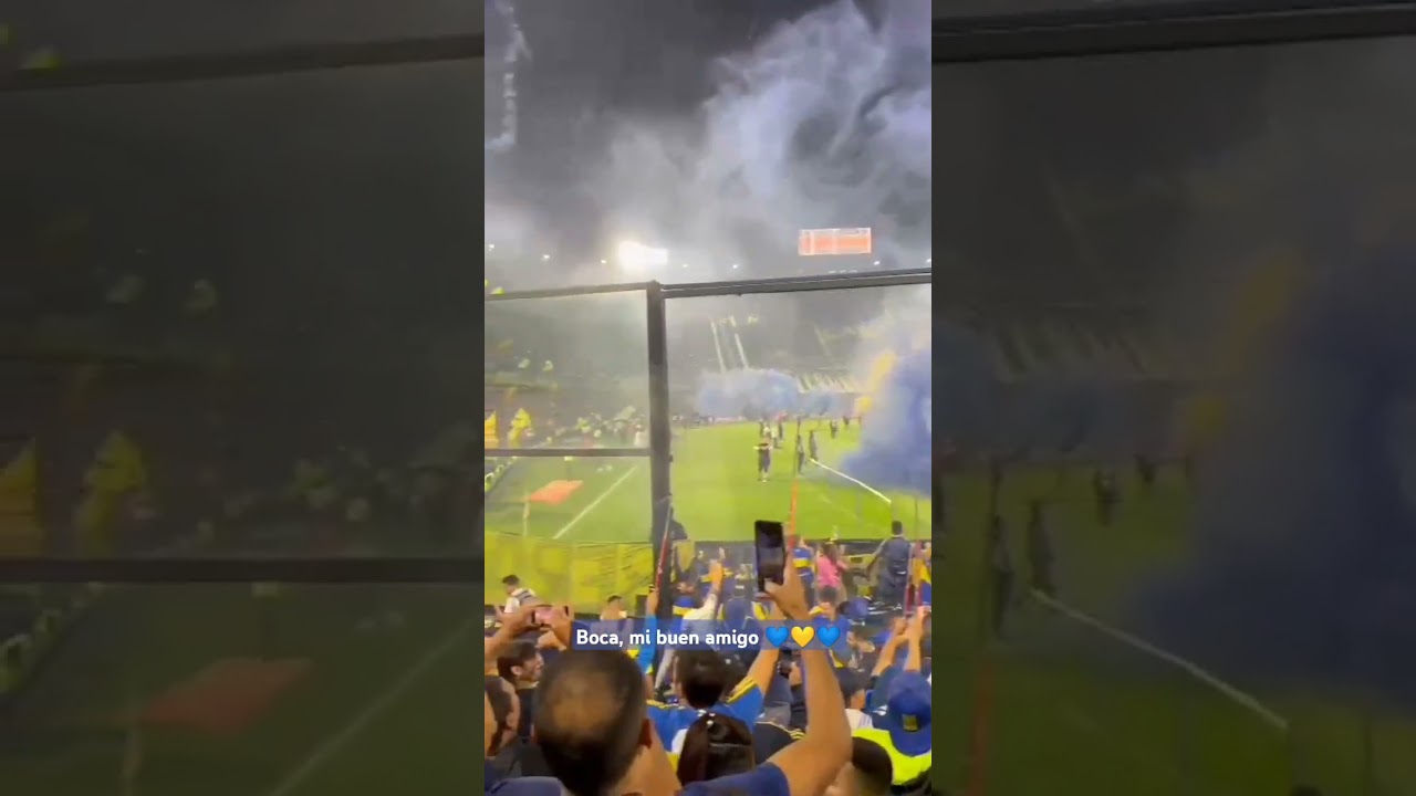 Boca, mi buen amigo 🎶💙💛💙 #shorts #cabj #bocajrs #lpx #trending #viral #recibimiento #fyp #bombonera