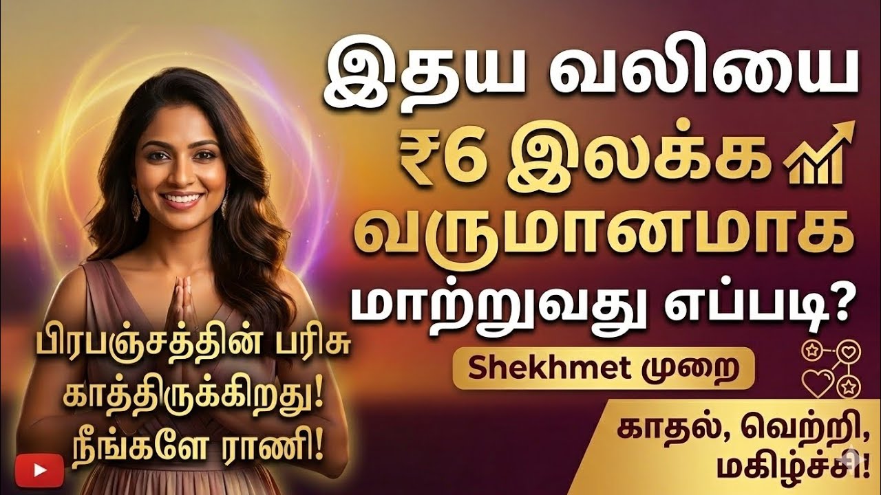 🧿 | உங்கள் கனவுகள் நனவாகும் காலம்! இதய வலியை 6 இலக்க வருமானமாக மாற்றுவது எப்படி? | Shekhmet ரகசியம்!