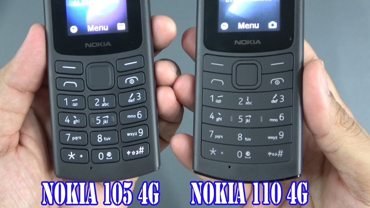 Nokia 105 4G vs Nokia 110 4G